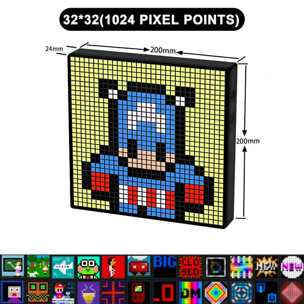 RGB LED Pixel Art Frame